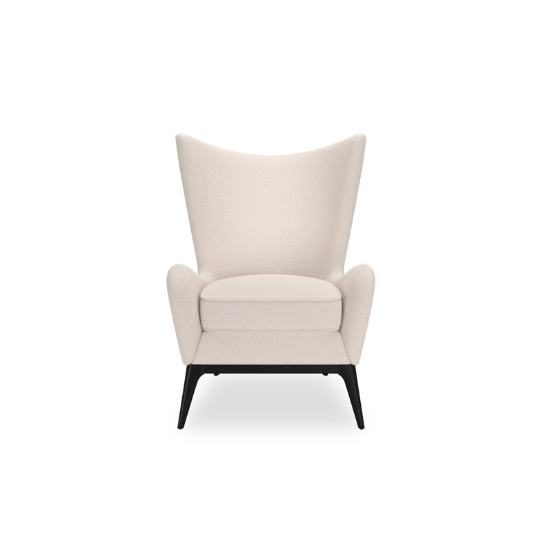 Caracole Upholstery Wingback Chair, White