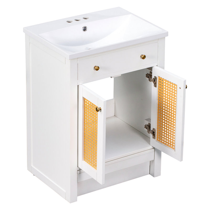 [Cabinet seulement] Meuble-lavabo (lavabo non inclus)