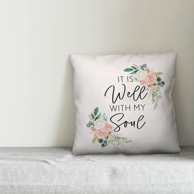Appliqued Throw Pillow