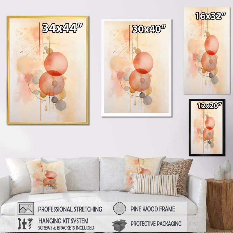 Pêche et harmonie minimaliste jaune VI sur toile, Cadre flottant noir, H 20 po x l 12 po x P 1 po