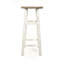 Backless Wooden Stool