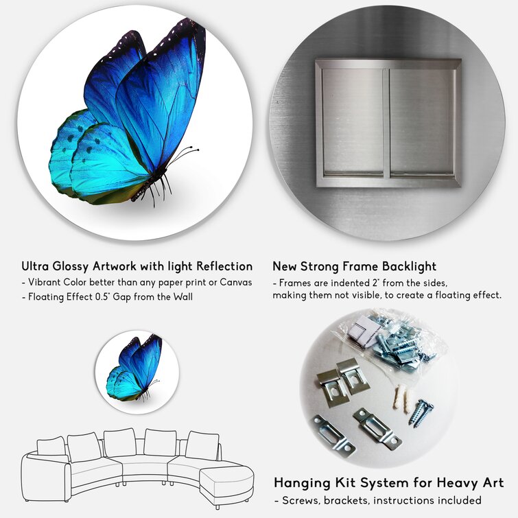 Vibrant, Unique and Trendy Metal Butterfly Wall Art