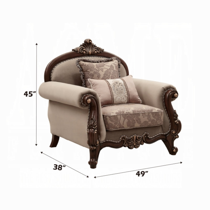 Chaise Mehadi avec 2 coussins
