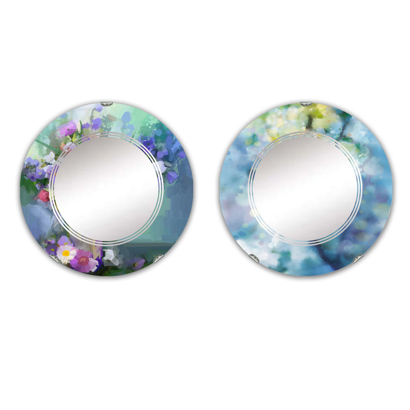 Ensemble de 2 miroirs sans cadre