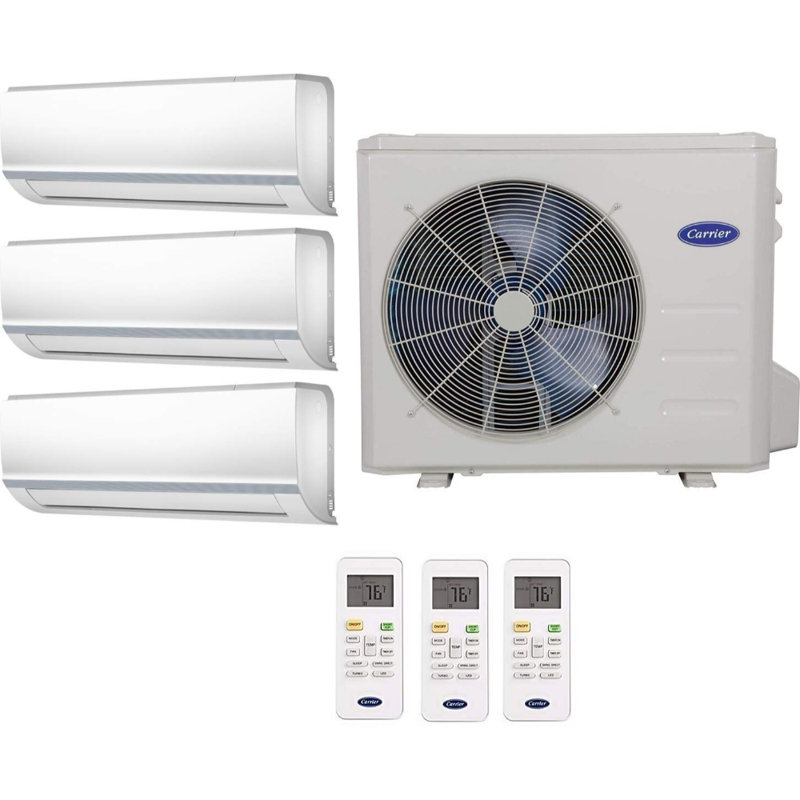 Carrier 24000 BTU Ductless Mini Split Air Conditioner for 1 Square Feet with Heater and Remote Included