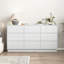 Commode 9 tiroirs pour chambre à coucher avec grands tiroirs, commode en bois, grande commode de plancher-132838404