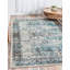 Tapis à motif oriental bleu / beige / crème Yareli-29199416