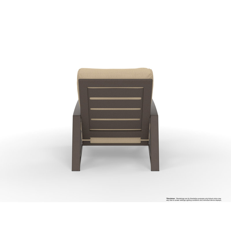 Arc Outdoor Lounge Chair, Sensory Granite, Copper Creek