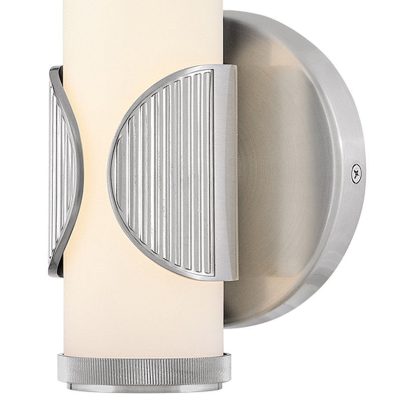 Femi Integrated LED Bath Vanity Wall Sconce, Brushed Nickel