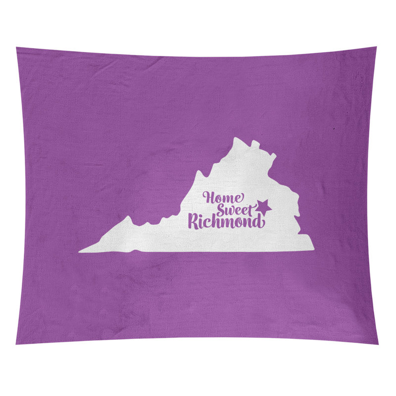 Tapisserie Richmond, Virginie, H 27,5 po x l 37,5 po, Violet