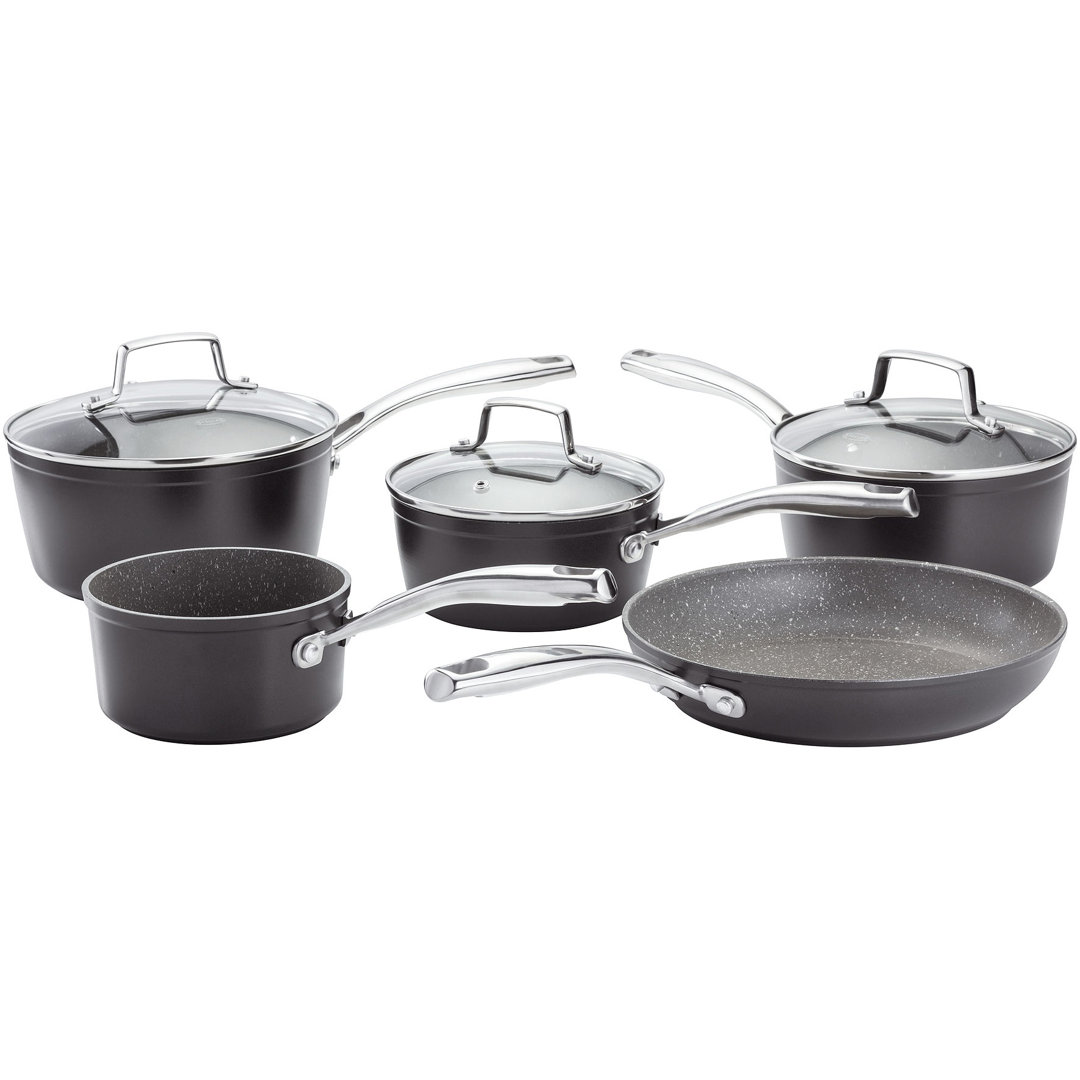Stellar Rocktanium 8-Piece Non-Stick Pan Set Stellar