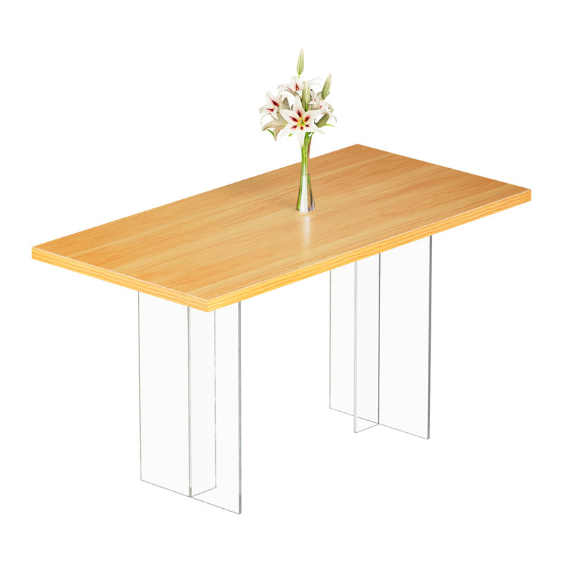 55.1" Acrylic Base Dining Table