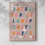 Alphabet floral - Cavas enveloppés de galerie-2050735201