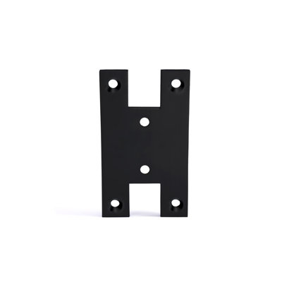 Plaque arrière FHC VEH1MB Série Venice « H » - Noir mat