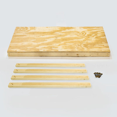 Adjustable Ceiling Shelf, Unfinished (24" x 48")
