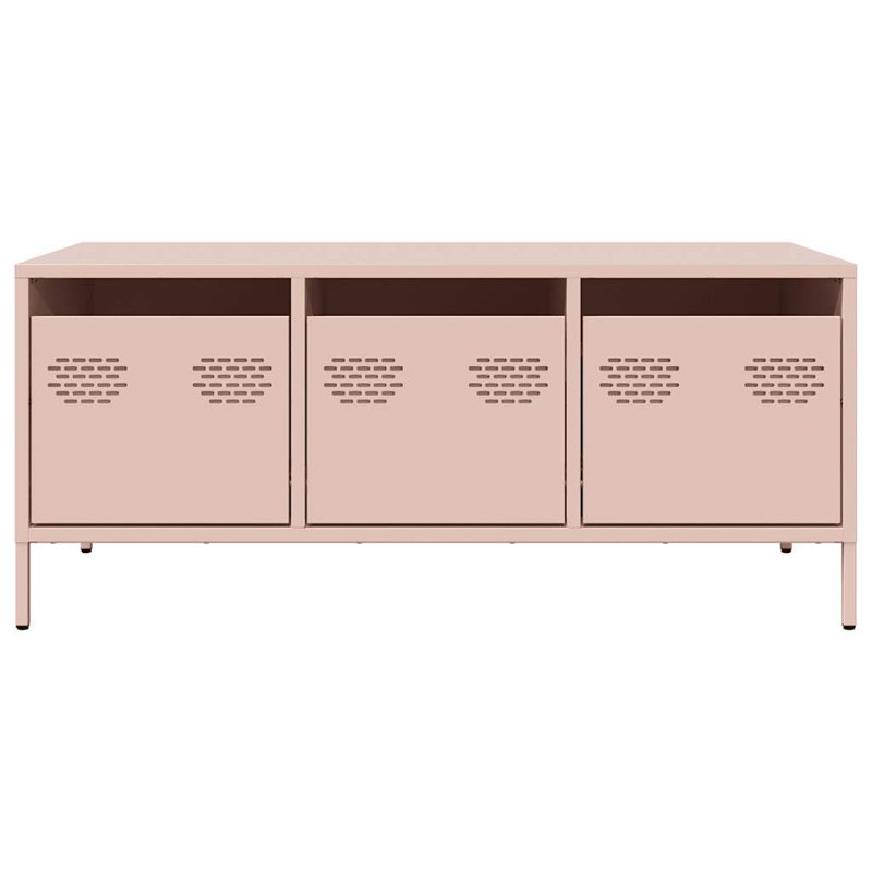 Antionett Coffee Table with Storage, Pink