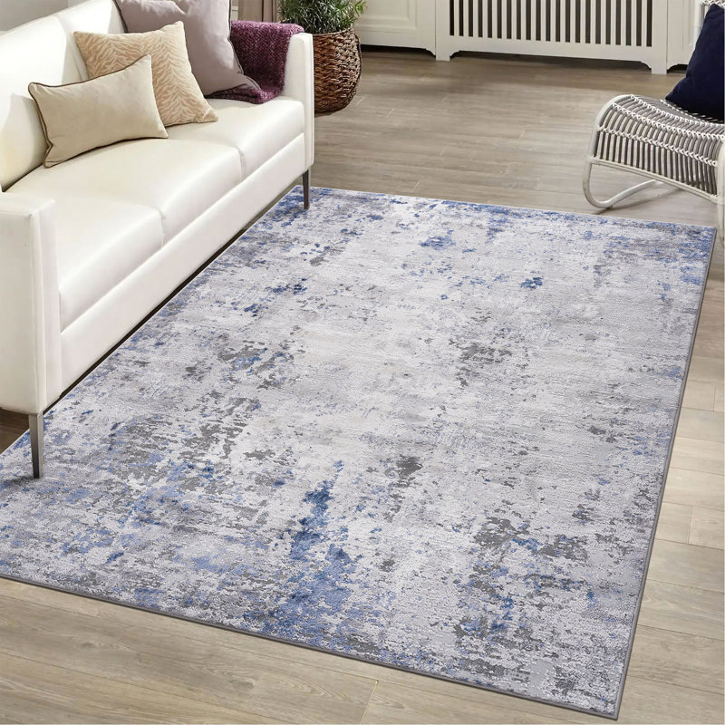 Collection 8X10 / Abstract Area Rug, Rectangle 7'9" x 10'