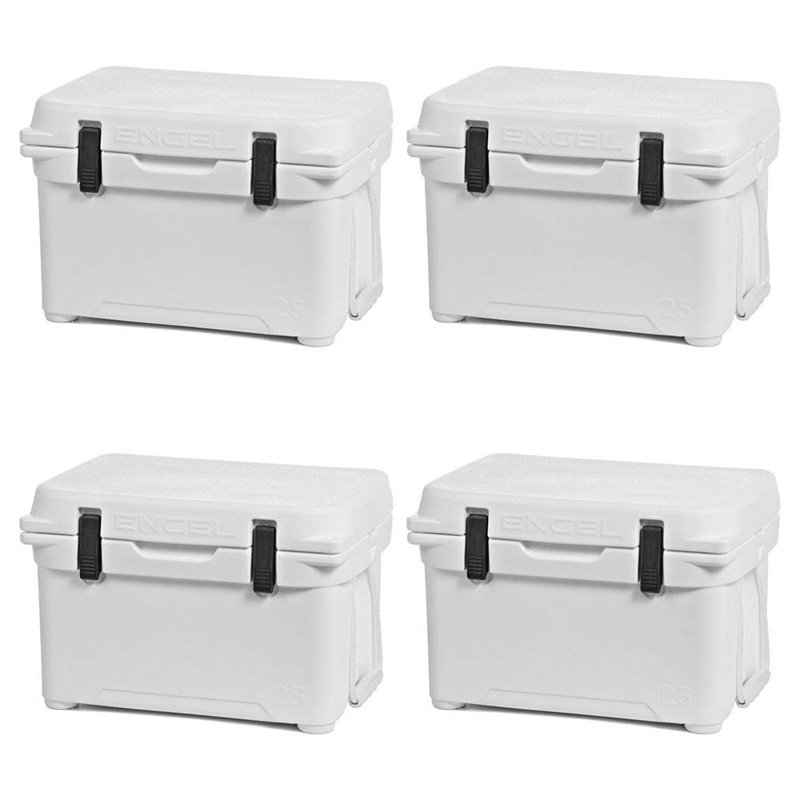 Engel 5.2 Gallon High Performance Seamless Roto Molded Cooler, White