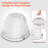 1875W Tabletop Ionic Hooded Hair Dryer with Storage Space-2005443046