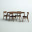 Ensemble repas pour quatre personnes