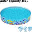 Round Kiddie Pool 46cm H x 244cm W x 244cm L