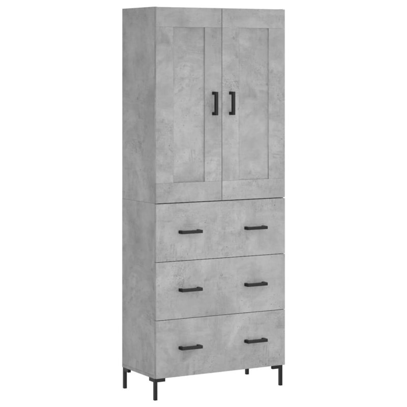 69.5cm Sideboard, Concrete Grey