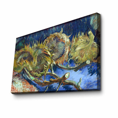 Vincent van Gogh Decorative Canvas Painting, 17.7 x 27.6 Inches | 100% Canvas, 100% Wooden Frame (Thickness: 1.1 Inches) | Stunning Art Piece for Home Decor, Perfect for Living Room & Office Spaces