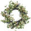 24" Farmhouse Artificial Eucalyptus Berry Spring Summer Wreath For Front Door