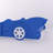 87'' Full Size Race Car-Shaped Platform Bed With Wheels-707284651