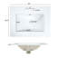 Meuble-lavabo simple 24 po avec plateau en céramique