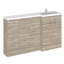 Fusion Fitted Furniture - Gloss White Bathroom Vanity with Basin-1096020545-1177645729