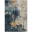 Tapis d'intérieur / extérieur bleu Fibra -1691112097