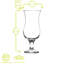 460ml Hurricane Glass Set