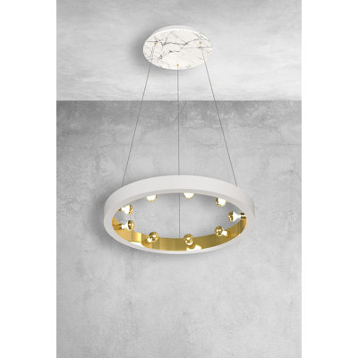 Cassiopeia 9 - Light Waggon Wheel Pendant