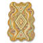 Tapis beige tissé à motif de poissons Mosso-2122338911