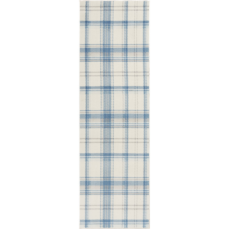 Yazmen Plaid Indoor Rug