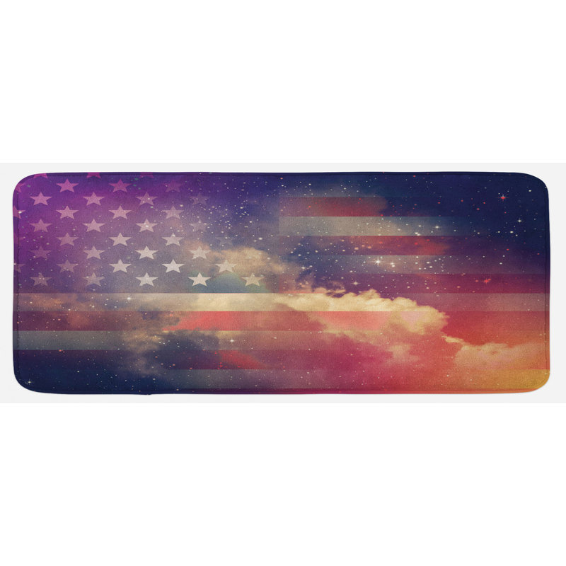 Tapis de cuisine american flag