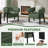 Corduroy Barrel Accent Chair with Solid Wood Legs-1497552059