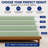 10-Inch High-Density Foam Vinyl RV Mattress Replacement, Medium Firm, Camper Vans, Twin XL-119749352-119749356