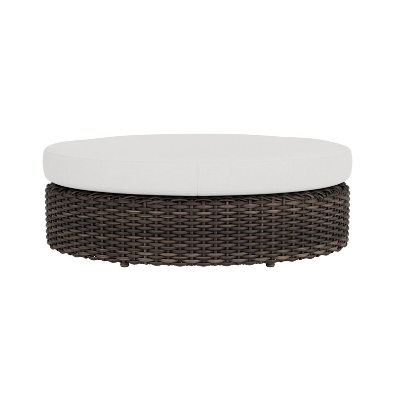 Largo Outdoor Ottoman, Plume Spring