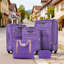 Ensemble de valise extensible avec sac de voyage 3 pièces Softside