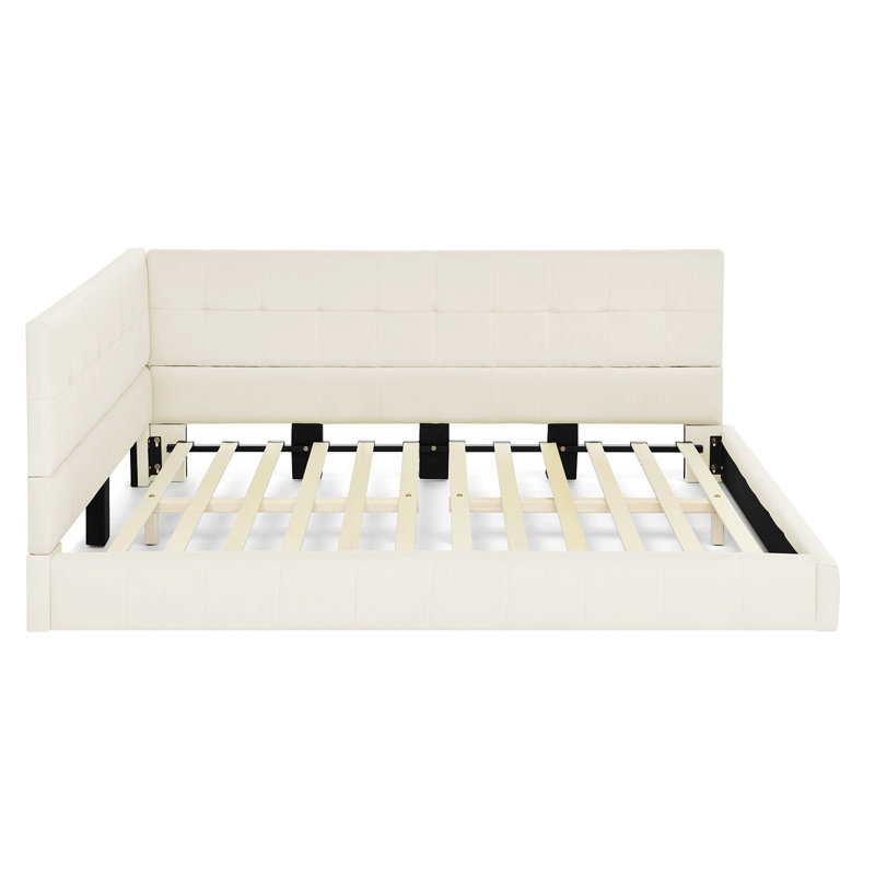 Full Size Upholstered Tufted Bed Frame, Sofa Bed Frame