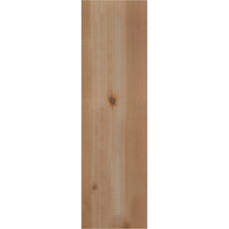 Yorkshire Yorktown avec plaque arrière, H 26 po x l 7,5 po x P 10 po, Cèdre rouge, Lisse