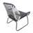 Milan 3pc chat set - modern outdoor furniture set with cushions for patio, garden, or balcony conversations