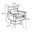 360-Degree Swivel Accent Chair with a Pillow-2074808245