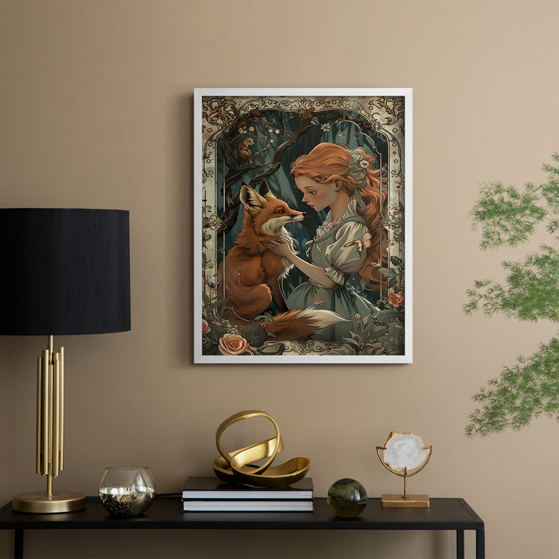 WOMEN Series CDX, reproduction encadrée - bois massif, H 15 po x l 12 po, Blanc