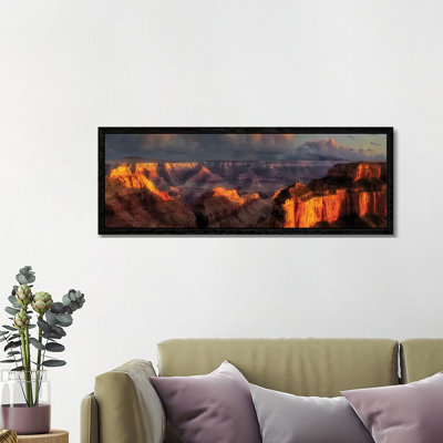 Grand Canyon 1 Piece Panoramic Wall Art on Canvas