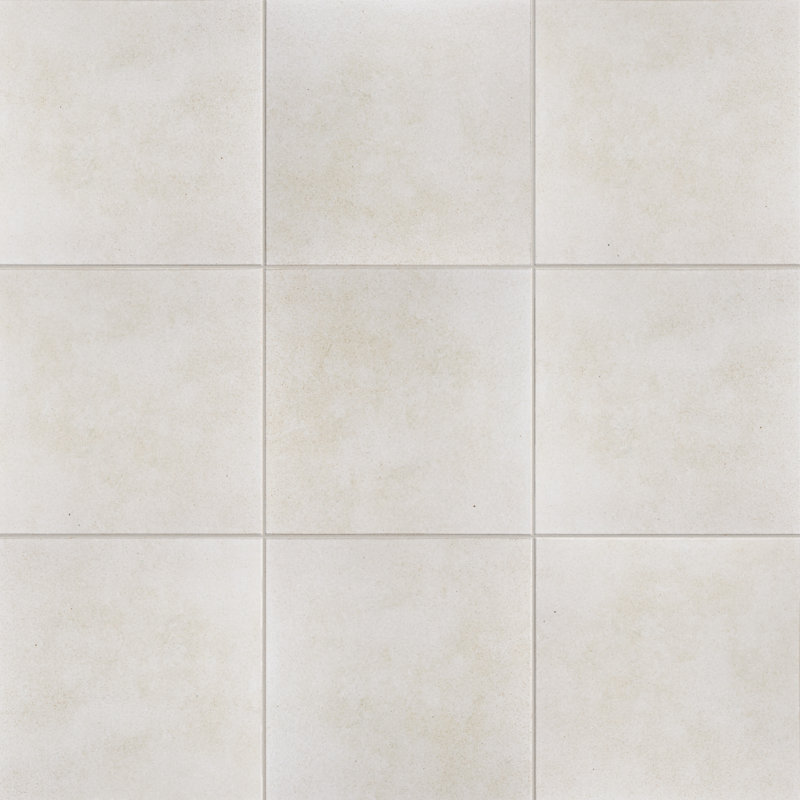 Klinker Retro Blanco Quarry 12.75" x 12.75" Ceramic Wall & Floor Tile