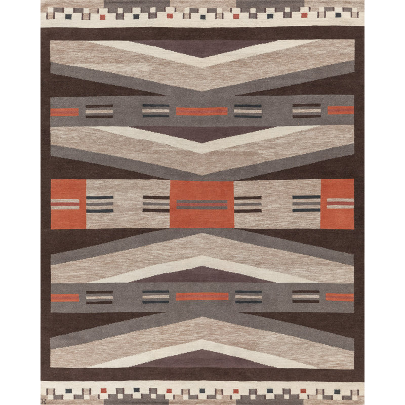 Mesa Wool Southwestern Area Rug, Rectangle 12' x 18'