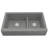 Karran Retrofit Farmhouse/Apron-Front Quartz Composite 34'' X 21-1/4'' 60/40 Double Bowl Kitchen Sink-45011528